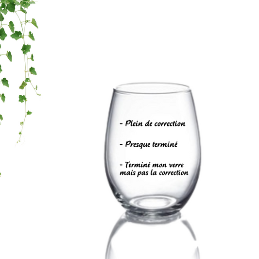 Verre - Plein de correction