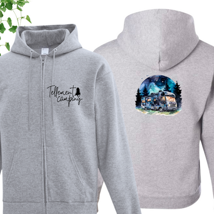 Veste fermeture éclair - Camping en motorisé