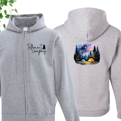 Veste fermeture éclair - Camping sauvage