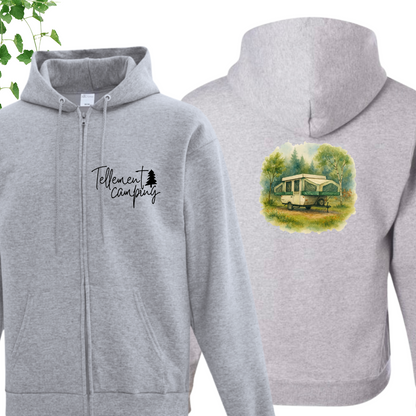 Veste fermeture éclair - Camping en tente-roulotte
