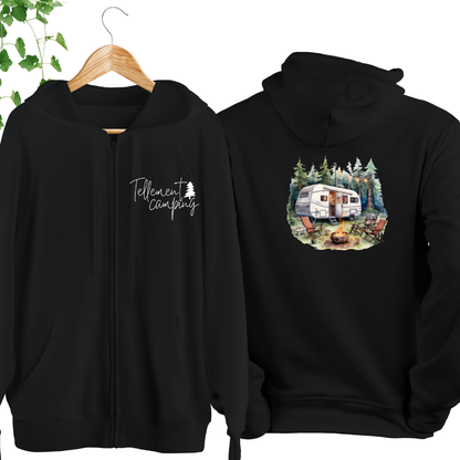 Veste fermeture éclair - Camping en famille