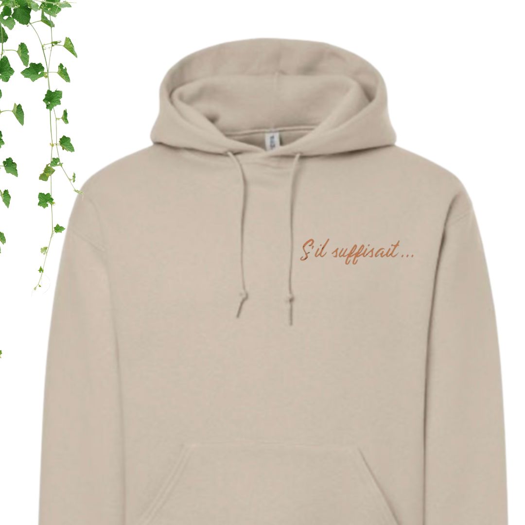 Ensemble de luxe « S’il suffisait… » – Hoodie, T-shirt, doudou et roman