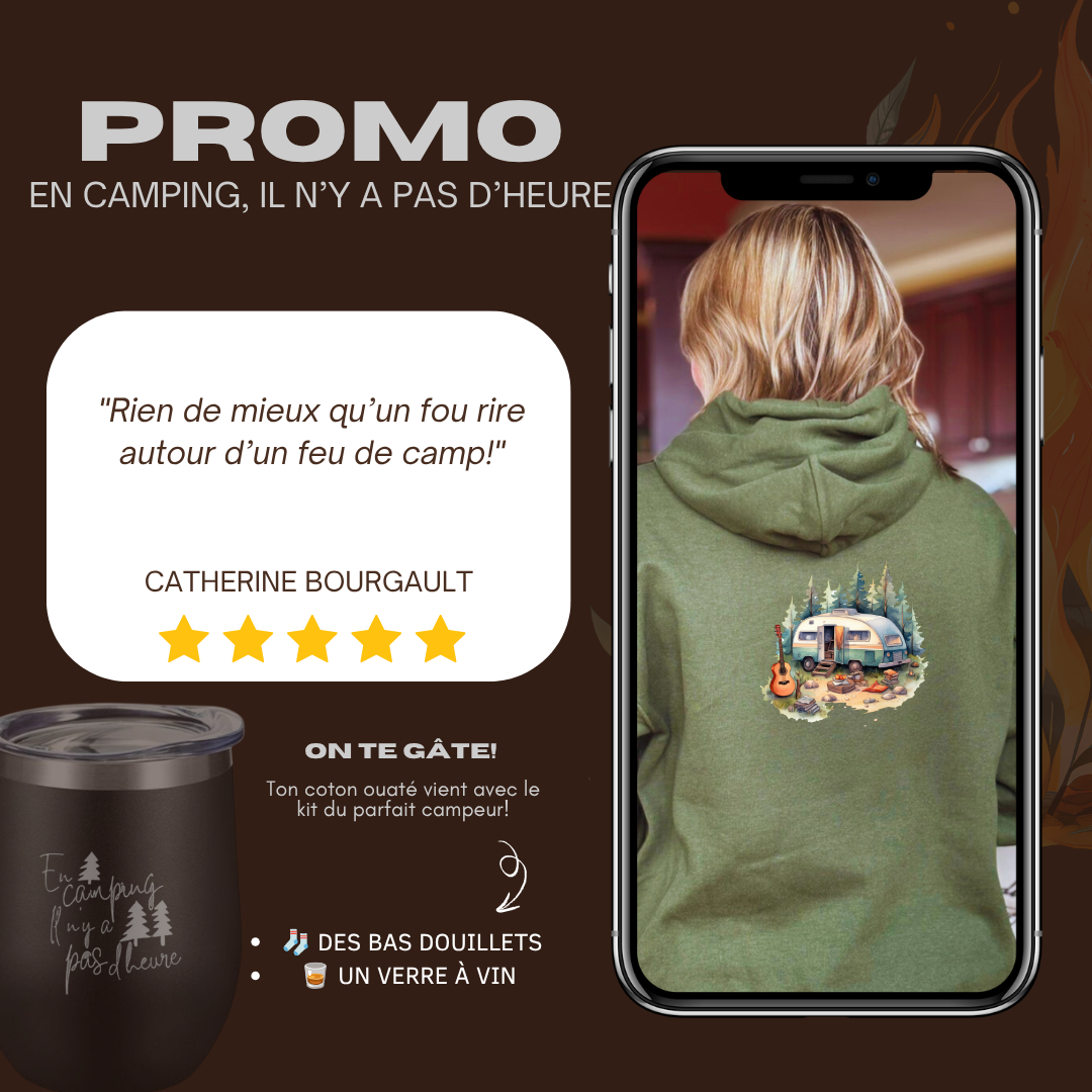 Coton ouaté | Campeur Festif