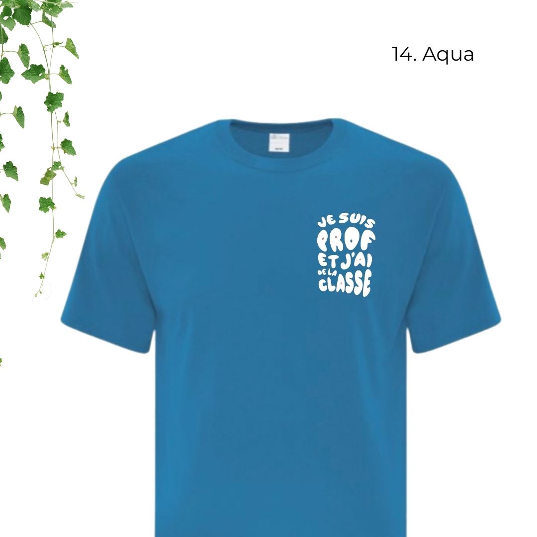T-Shirt | Je suis prof et j'ai de la classe