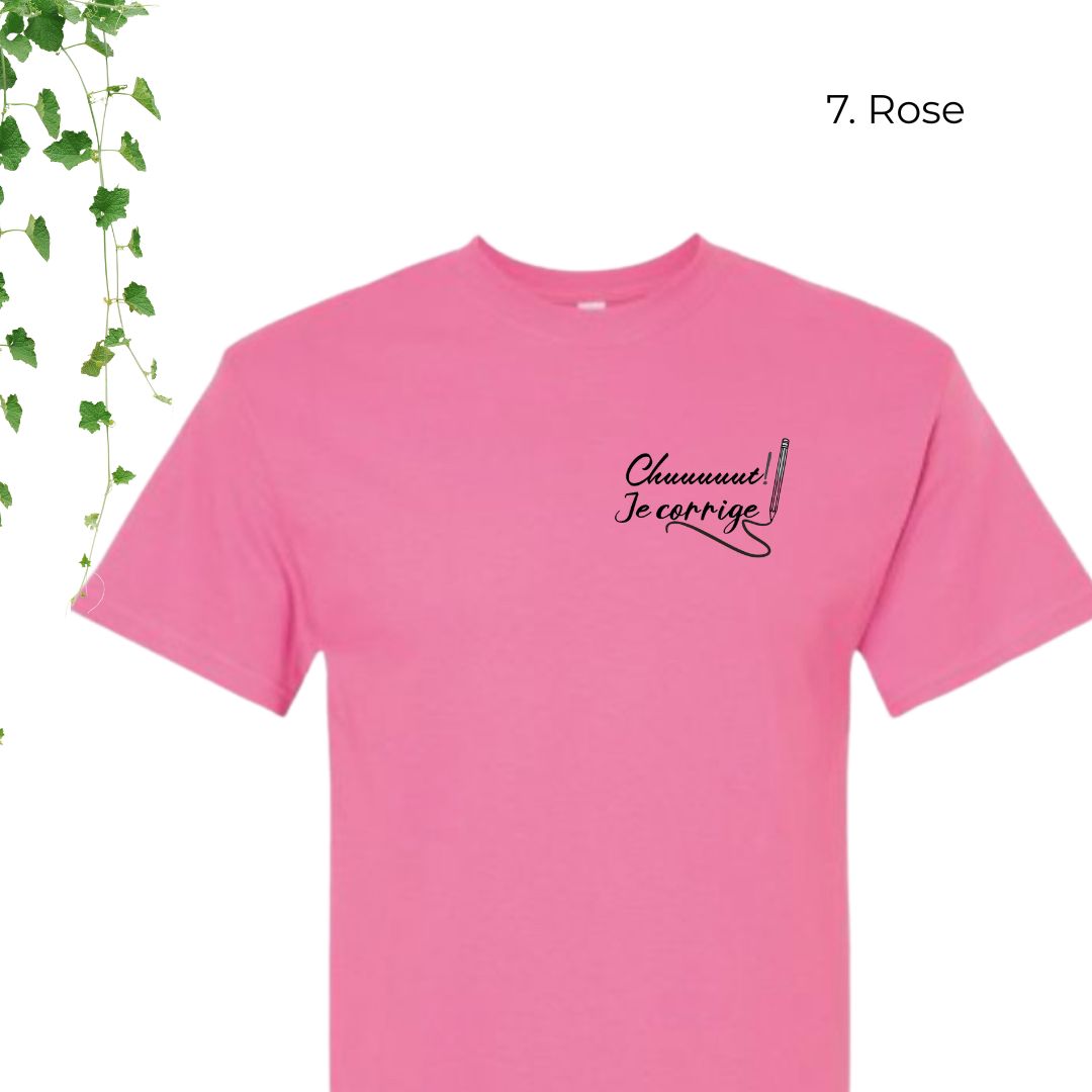 T-Shirt | Chuuuuut! Je corrige