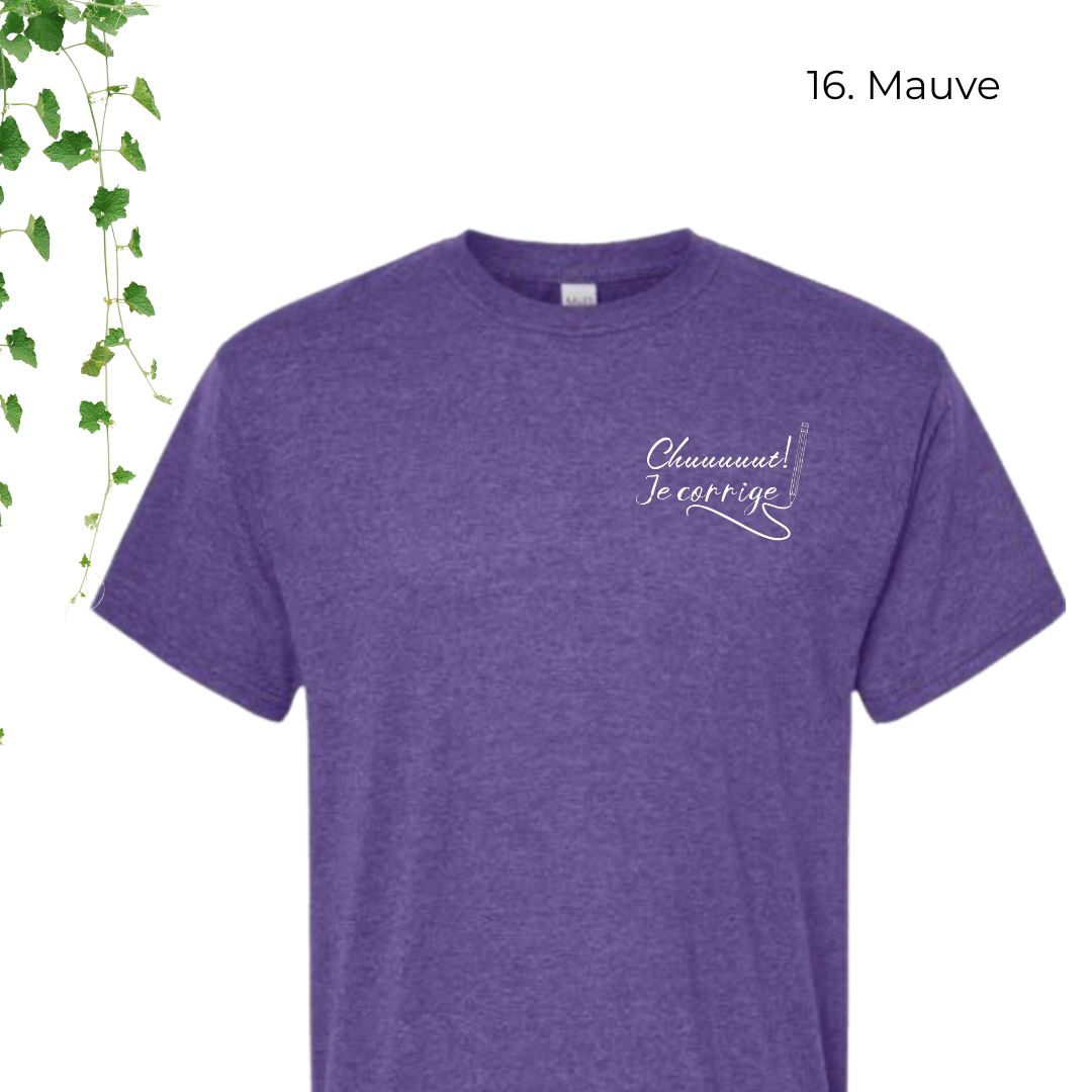 T-Shirt | Chuuuuut! Je corrige