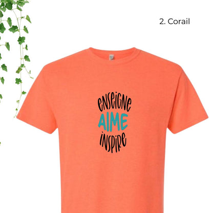 T-Shirt | Enseigne Aime Inspire