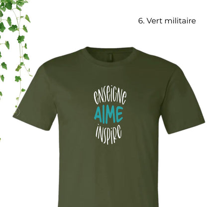 T-Shirt | Enseigne Aime Inspire