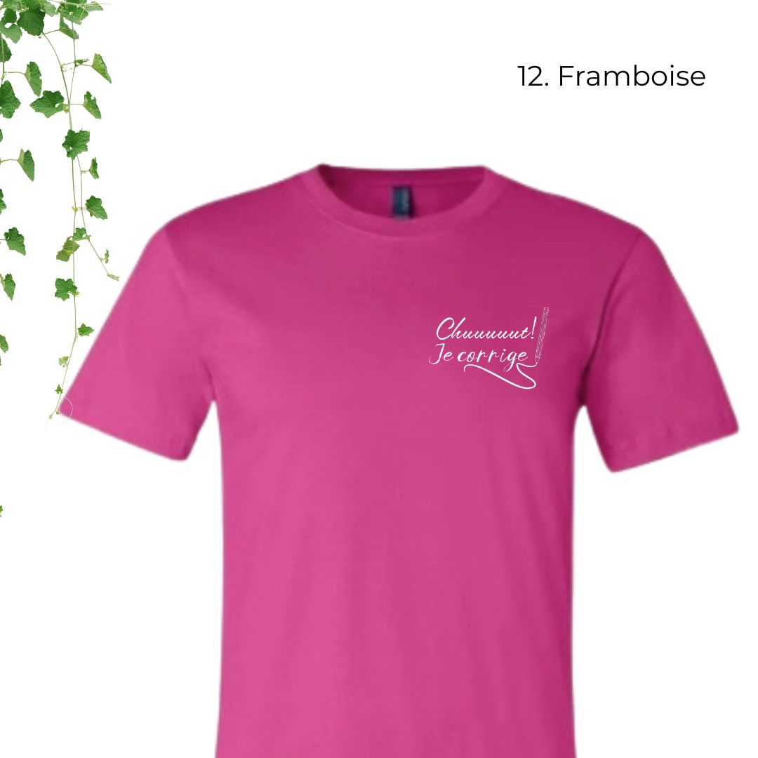 T-Shirt | Chuuuuut! Je corrige