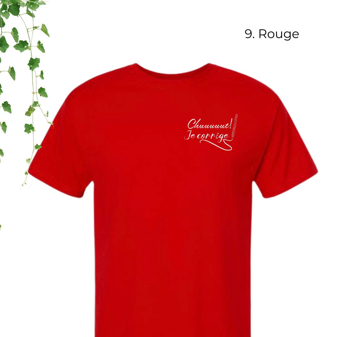 T-Shirt | Chuuuuut! Je corrige