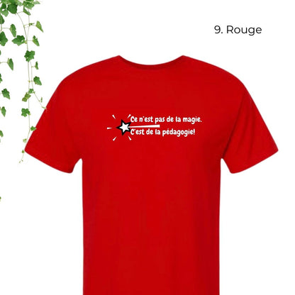 T-Shirt | Ce n'est pas de la magie. C'est de la pédagogie.