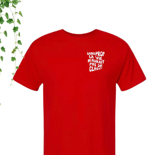 T-Shirt | Sans prof, la vie n'aurait pas de classe