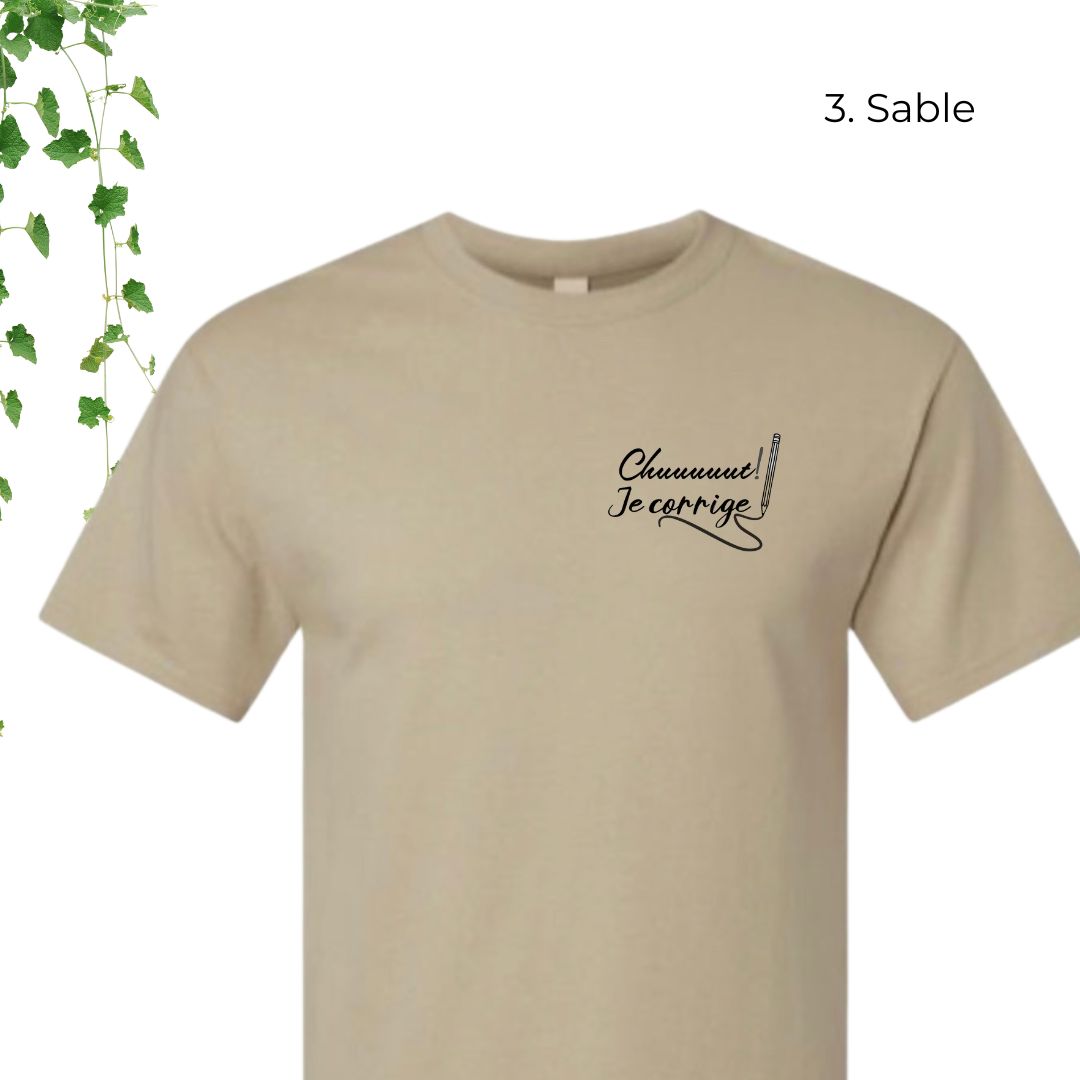 T-Shirt | Chuuuuut! Je corrige