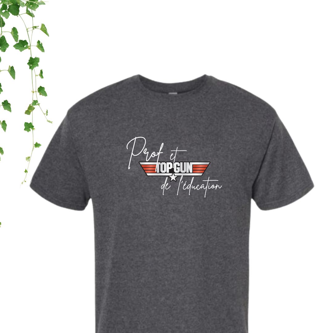 T-Shirt | Prof et Top Gun de l'éducation