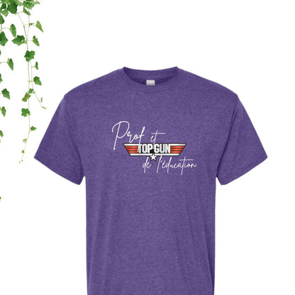 T-Shirt | Prof et Top Gun de l'éducation