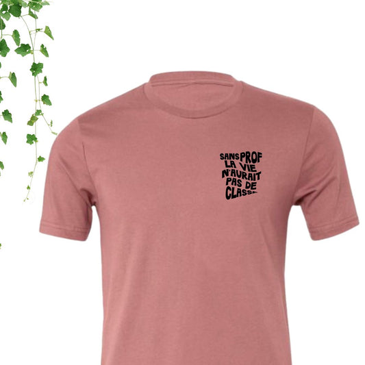 T-Shirt | Sans prof, la vie n'aurait pas de classe