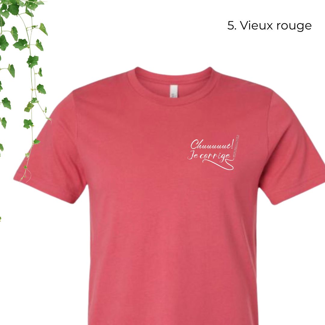 T-Shirt | Chuuuuut! Je corrige