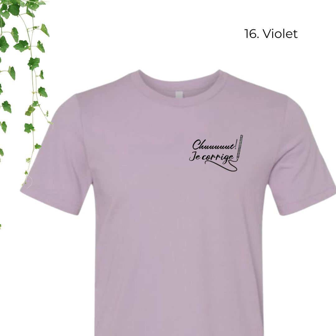 T-Shirt | Chuuuuut! Je corrige