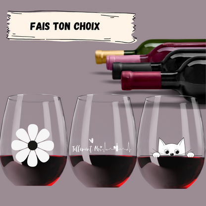 Deux verres à vin de ton choix - Douceur