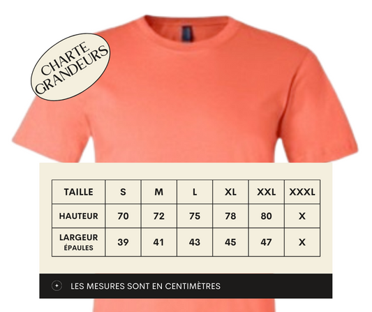 T-Shirt Corail - Marguerite