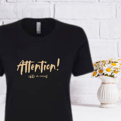 T-Shirt Danger, femmes en SPM