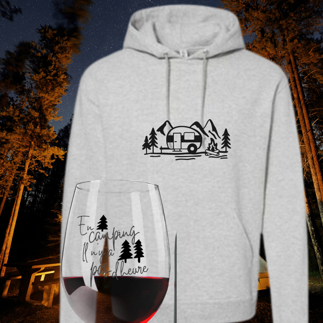 Verre à vin à 9,99$ à l’achat d’un hoodie
