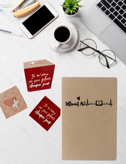 Duo Carnet de notes / Signet aimanté