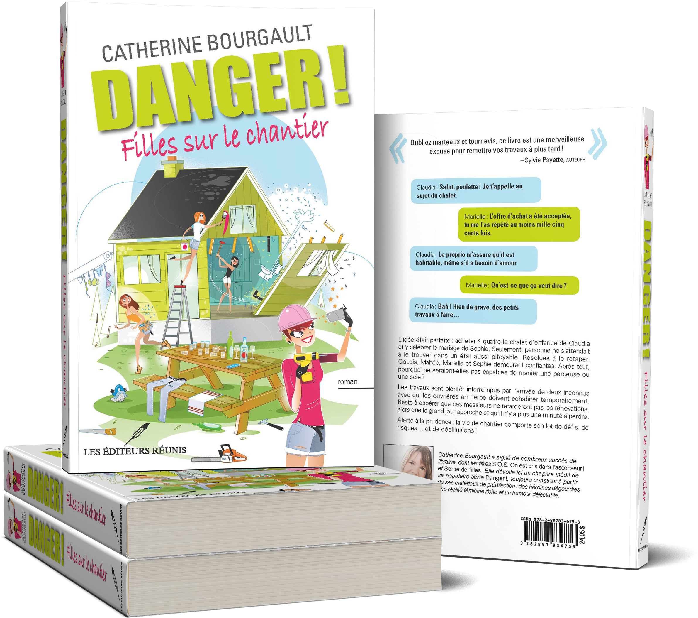livre Danger filles sur le chantier de Catherine Bourgault